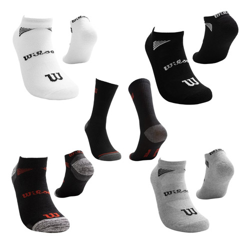 Calcetines Wilson 12 Pares Económicos 100% Garantizados