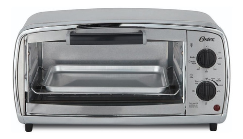 Horno Tostador Oster Tssttvvgs1 4 Rebanadas Acero Inoxidable Color Gris