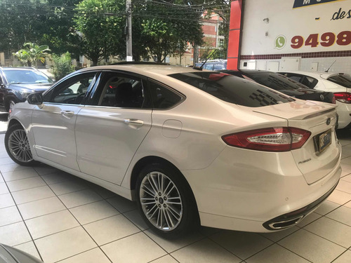 Ford Fusion 2.0 Gtdi Titanium Aut. 4p 2015 Branco Perolizado
