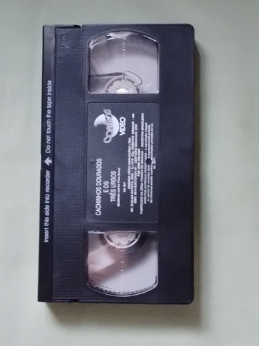 Fita Vhs Cachinhos Dourados E Os Três Ursos (Usado)