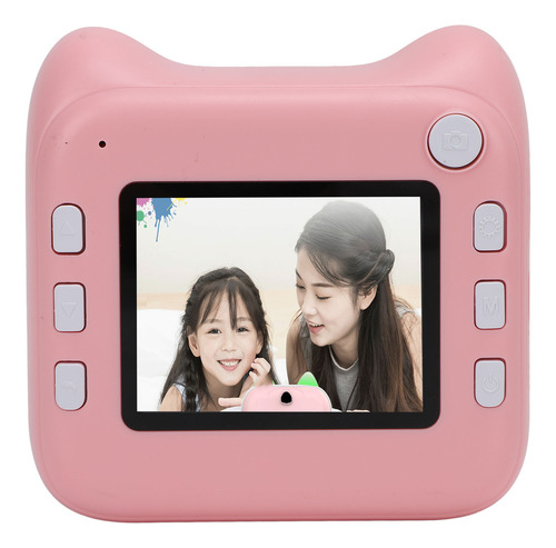 Mini Impresora Rosa Con Impresión Térmica De 48 Mp Y 2.4 Pul