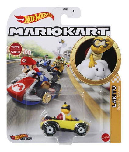 Lakitu Sports Coupe Mario Kart Hot Wheels Mattel Nintendo