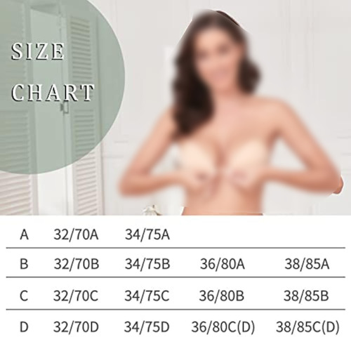Bra Brasier Strapless Push Ups Invisible Full