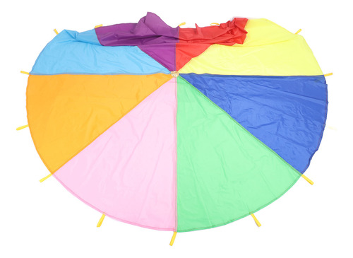 Los Niños Juegan A Parachute Rainbow, Ejercicio Físico Senso