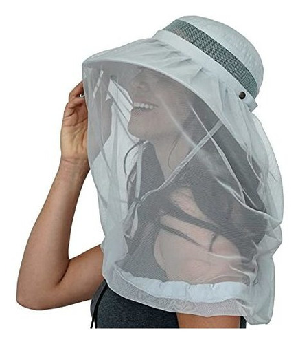 Sombrero Gorra Pesca Geartop Mosquito Head Net Hat - Garden 