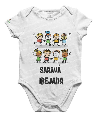 Body Infantil Saravá Ibejada - Umbanda / Orixás