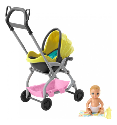 Set De Juguete Barbie Skipper Babysitters Con Bebé Y