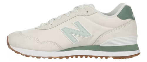 Tenis New Balance 515 Mod. 403080 Off White Blanco Mujer / J