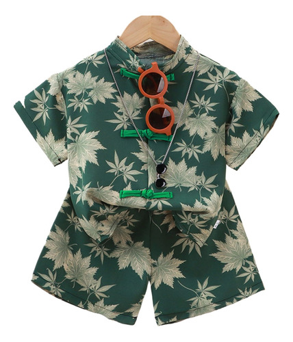 Conjunto De Camisa Casual De Playa De Verano Para Niños