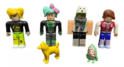 Bonecos Roblox Com Animais Brinquedo Infantil Kit Com 6