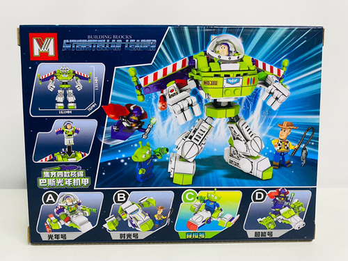 Buzz Lightyear Set 4 Modelos Armables 