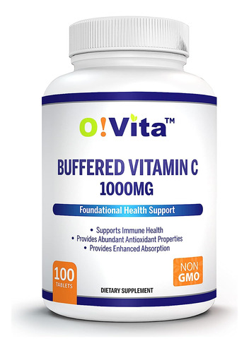 O! Vita Vitamina C 1000mg Para El Apoyo De La Salud Inmune,