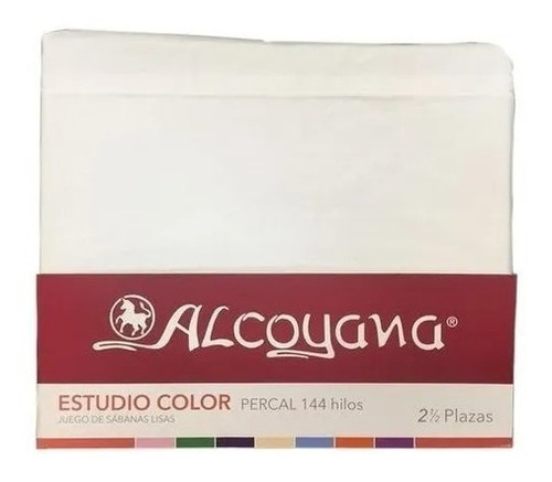 Imagen 3 de 3 de Juego De Sabanas 1 1/2 Plaza Alcoyana Algodon Percal