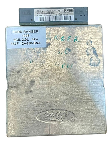 Computadora Ecu Ranger 1998 6cil 3.0 4x4 F87f-12a650-bna (Usado)