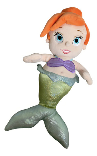 Tij Disney Ariel Toddler Bebe Peluche Princesa Sirena Color Verde Claro