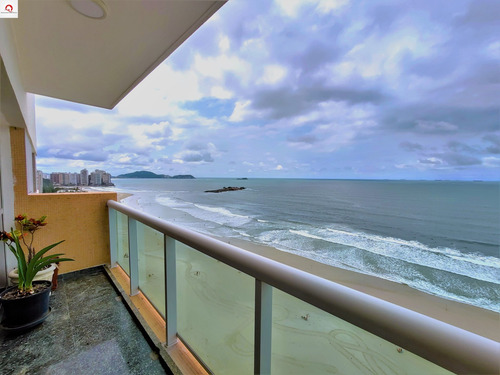 Imagem 1 de 23 de Guarujá-praia Das Pitangueiras - Frente Total Para O Mar - 4 Dormitórios - 02 Vagas - Ap05807 - 69314924
