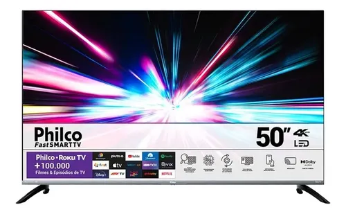 Smart Tv Lcd Led 50 Philco Ptv50va4regb - 4k Uhd, Com Wi-fi
