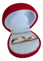 Comprar Alianzas Oro 18k Casamiento Compromiso Grabadas Bicolor