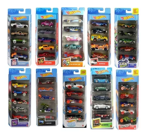 Carrinho Hot Wheels Kit 10 Unidades Sortidos sem Repetidos Matel