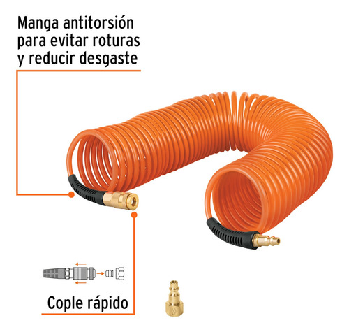 Kit Clavadora Neumática Profesional 18 Manguera De Aire 15m