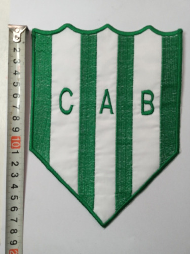 Parche Aplique Aplicacion Bordado Banfield Grande 18cm.x1