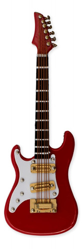 Imitación Miniatura De Guitarra Eléctrica Roja, Tamaã...