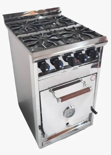 Cocina De Paolo 4 Hornallas 57cm.Visor - Punto Quincho