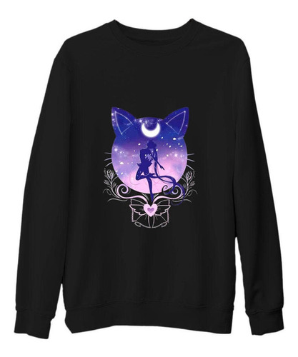 Polerón Polo Cósmico Serena Y Luna Sailor Moon Para Mujer