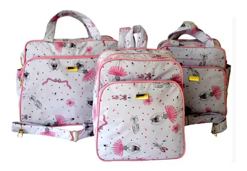 Kit con mochila, bolsas para bebés, 3 piezas, bolsa de maternidad Mala Bl