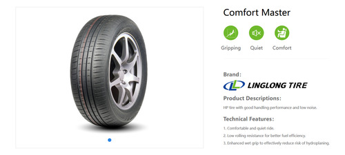 Kit 2 Gomas Linglong 195/55r15 85v Comfort Master 195 55 15
