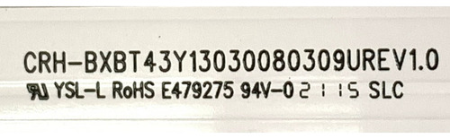 Led's Hisense Hd425y1u71 Hd425y1u71-t0l2 43a6g (Usado)