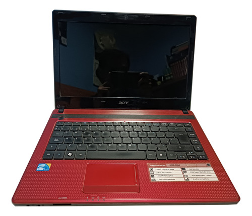 Notebook Acer Intel I5 Rojo Pantalla Led, Hdmi Ssd (Usado)