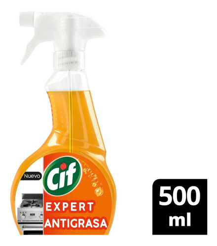 Liquido Espuma De Limpieza Activa Antigrasa 500ml Expert Cif