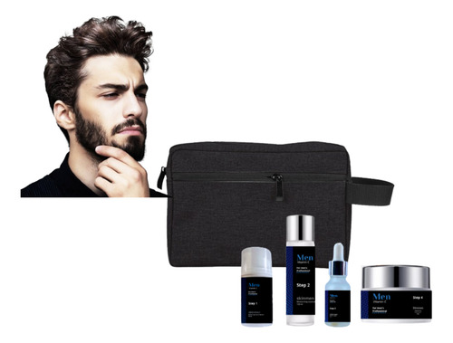 Set Cuidado De La Piel Exclusivo Para Hombres 4 Pasos Vit C