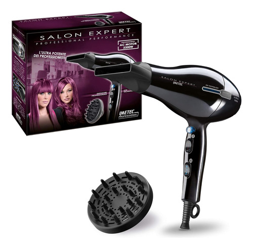 Imetec Salon Expert P2 2200 - Secador De Pelo Profesional