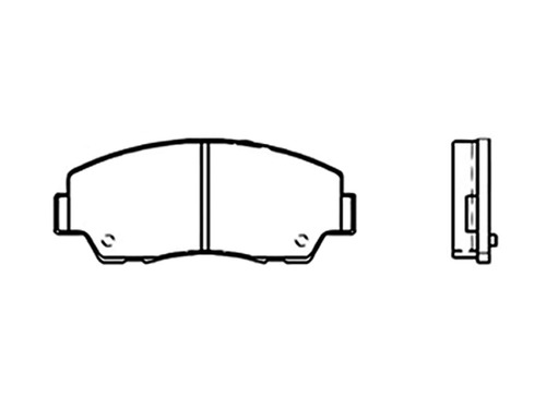 Juego  Balatas Mazda B2000 86-87 Delantera