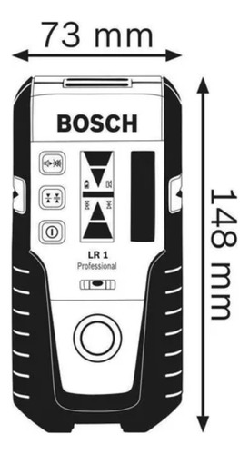 Receptor para nivel Láser Bosch Professional Lr 1 azul/negro