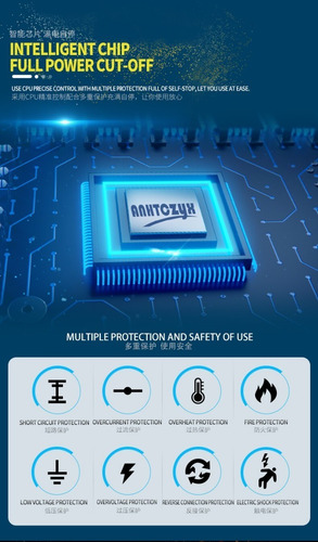 Imagen 4 de 10 de Cargador Reparador De Pulso Inteligente Baterias Carro Moto