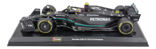 Bburago 1:24 Carrera De F1 Mercedes W14 (2023) Con Piloto -