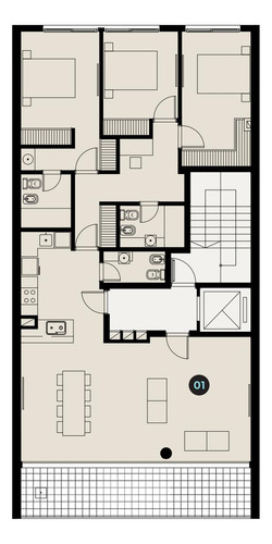Departamento En Venta 1 Dormitorio Con Balcón Buenos Aires 1400 Barrio Martin