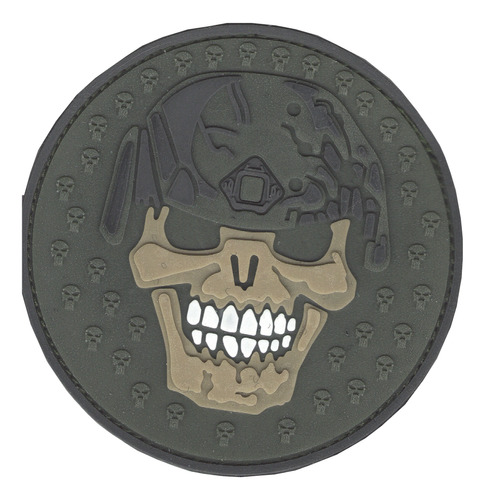 Parche Militar Tactico Calavera Varios Modelos Airsoft