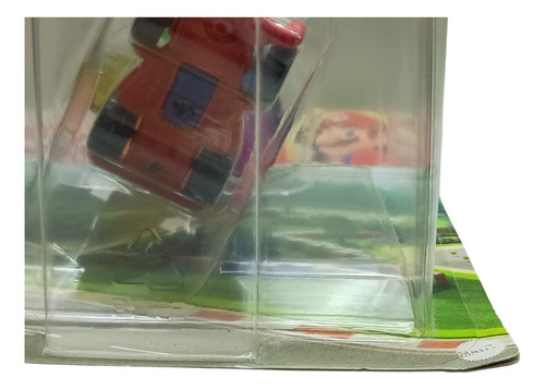 Hot Wheels Mario Kart - Mario - Pipe Frame + Parachute Rojo