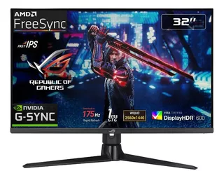 Monitor 32 Asus Rog Strix 2k Ips 175hz 1m Gsync Fsync 600nit