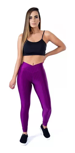 Calça Legging Fitness 3D Poliamida Premium