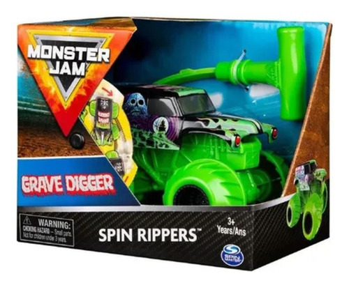 Monster Jam Spin Rippers Grave Digger 1:43 2023 - Sunny