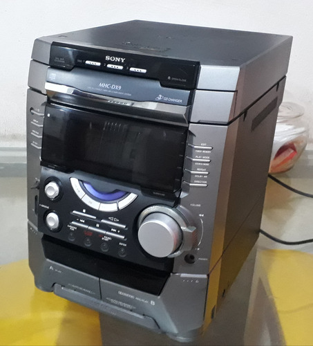 Central Sony Mhc Dx9 | 600w Em Proteção Push Power Protect Prata | Cinza Chumbo 600 W (Usado)