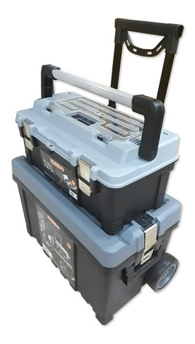 Caja Herramientas Kendo # 90272 Plástica Con Ruedas 2 En 1