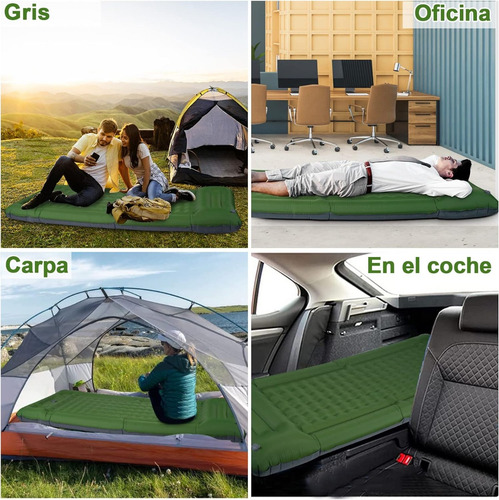 Colchoneta Inflable Portátil Para Acampar Y Senderismo