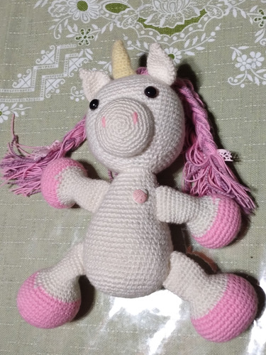  Unicornio Tejido Al Crochet 