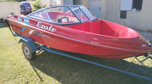 Lancha Delfin 440 Piso Matizado, Motor Yamaha 50hp 4 Tiempo,